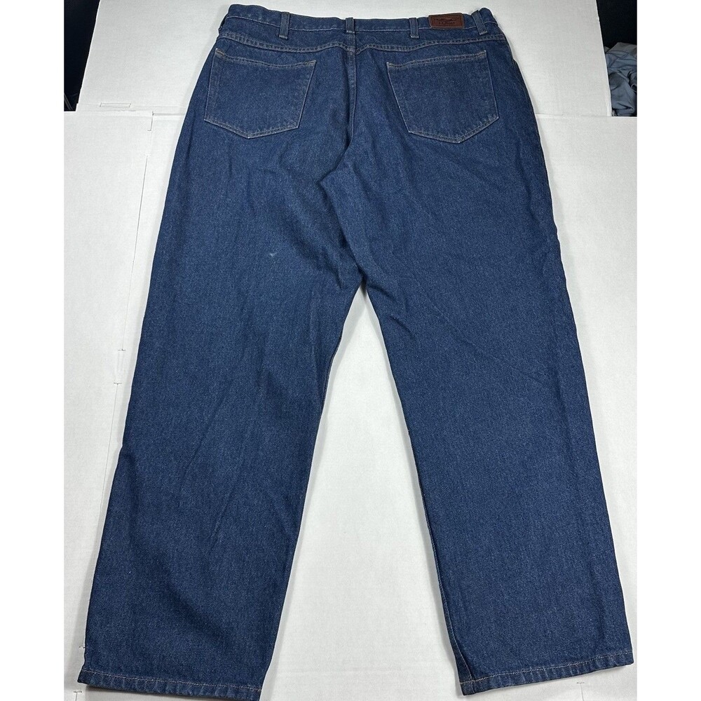 LL Bean Men’s Relaxed Fit Jeans Medium Wash 100% Cotton Classic Straight 40X32 - Picture 8 of 16